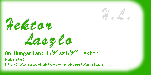 hektor laszlo business card